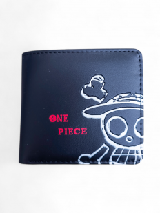 לצפייה במוצר ארנק וואן פיס שחור - One Piece Luffy Straw Hat Wallet Black